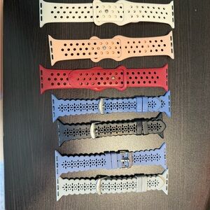 Stylish Multi-Color Watch Bands Set